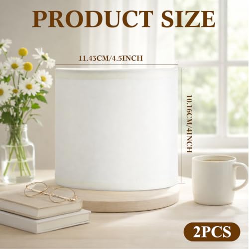 2 Pc 4.5 Inch Half Barrel Shield Lamp Shade (2 Count)