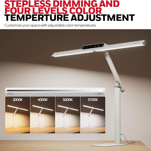 HJ1WT 1200LM LED Desk Lamp Dimmable Lamp for Desk