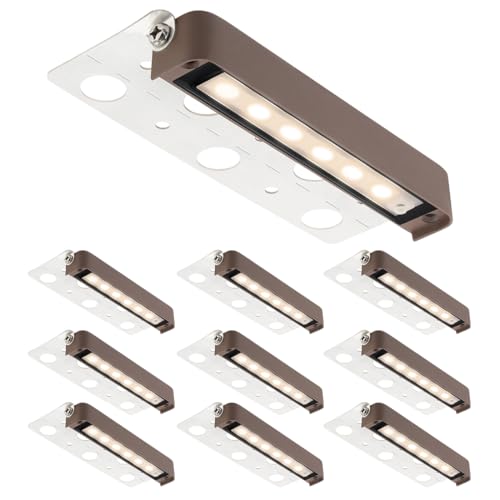 Low Voltage 7in LED Retaining Wall Lights (10 Count)