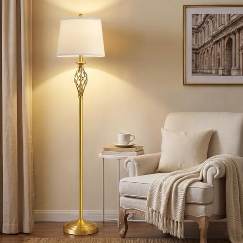 Floor Lamps for Living Room (Gold)