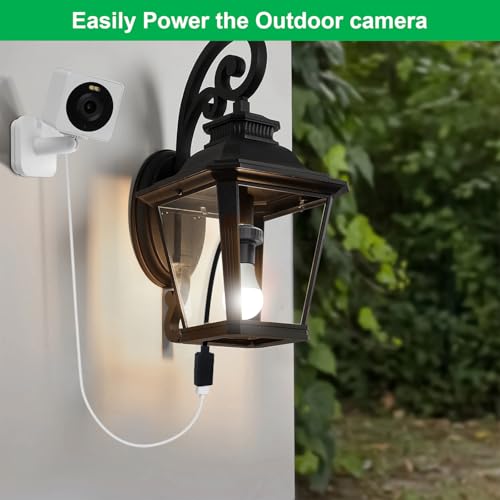 2 Pack Lamp Socket Power Adapter for Wyze Cam v3 (2 Count)