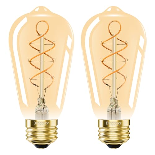E26 LED Vintage Edison Light Bulbs 40 Watt (2 Count)