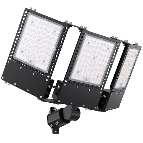2025 New Upgraded 450W Dusk to Dawn LED Parking Lot Light 67500lm 5000K (3 Count)
