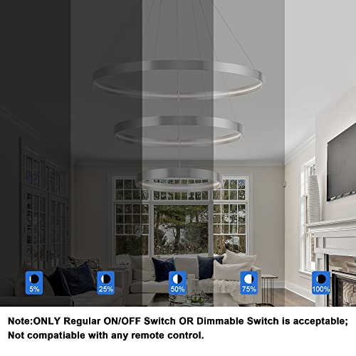 Modern Brushed Nickel LED 3