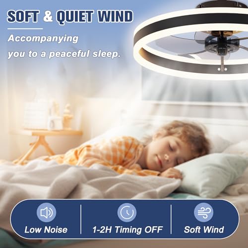 Low Profile Ceiling Fans with Lights and Remote