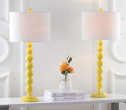 Lighting Collection Jenna Modern Contemporary Yellow Stacked Ball 32 (2 Count)
