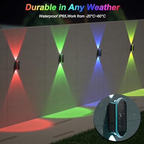 Solar Fence Lights Backyark (4 Count)