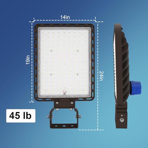 350W LED Parking Lot Flood Light with Trunnion Bracket for Street