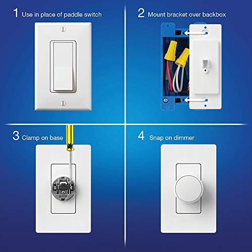 Aurora Smart Bulb Dimmer for Paddle Switches