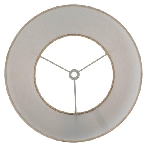Pre Assembled Set of 2 Linen Spider Replacement Lampshades for Table Lamps (2 Count)