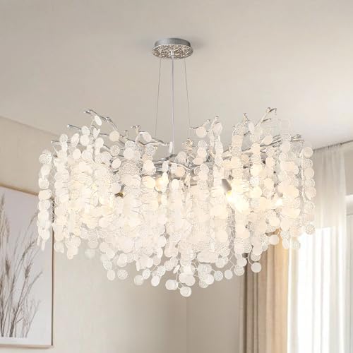 32 Inch Modern Tree Branch Light Fixture Large Bedroom Chandeliers