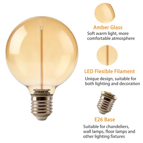 Dimmable Large Globe Light Bulbs