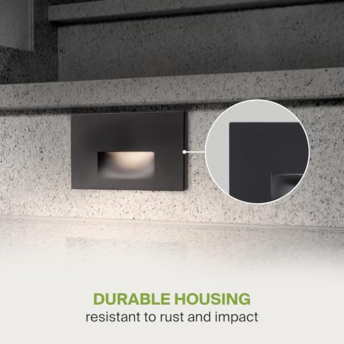 LED Recessed Step Light Fixture (12 Count)