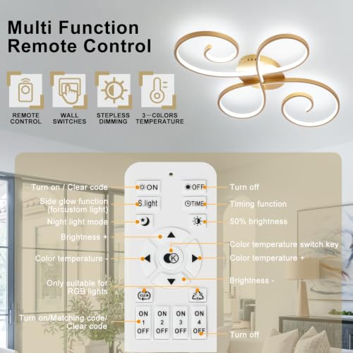 62W Modern LED Ceiling Light