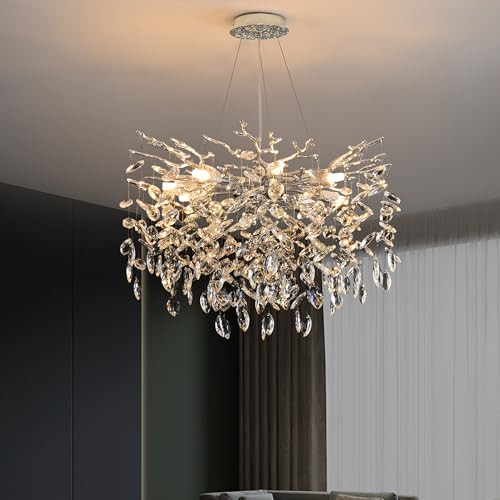 Tree Branch Chandelier Modern Crystal Pendant Light