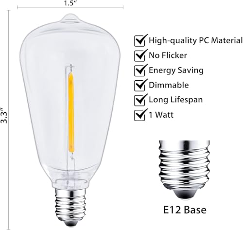 ST38 LED Edison Bulbs