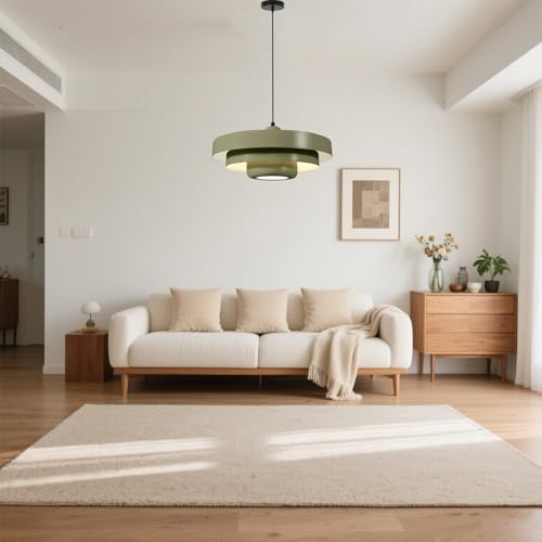 Large Olive Green Pendant Light