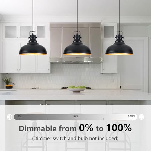 12 Inch Farmhouse Pendant Lights Kitchen Island