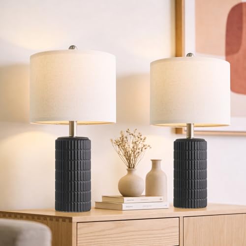 Small Table Lamps Set of 2 for Bedroom (2 Count)