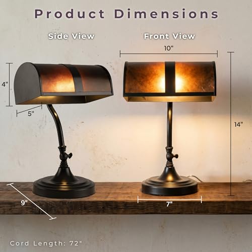 Mission Style Bankers Desk Lamp