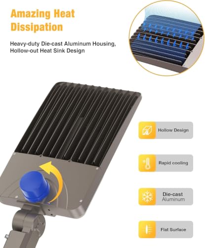 LED Parking Lot Light 300W 42000LM 5000K