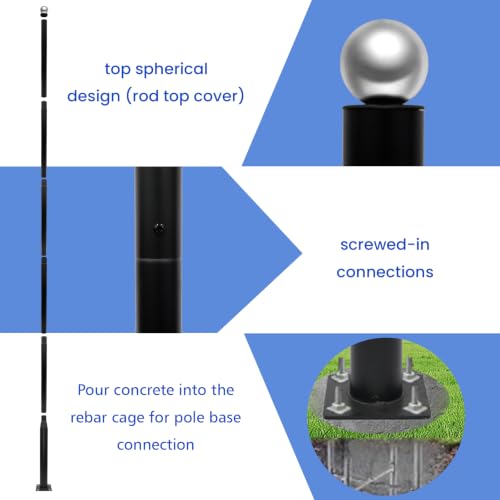 Street Light Pole 20ft Tall (20FT)