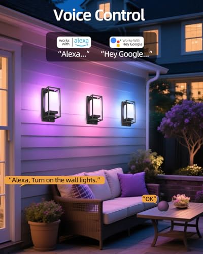 Smart Outdoor Wall Lights