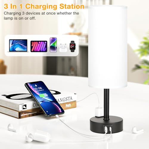 Touch Bedside Table Lamps Set of 2 (2 Count)