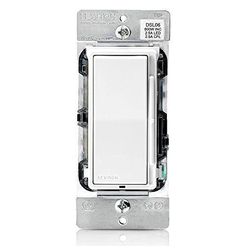 Decora Slide Dimmer Switch Antimicrobial Treated for Dimmable LED