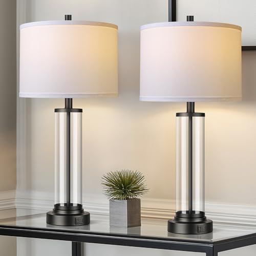 Glass Table Lamps Set of 2 (2 Count)