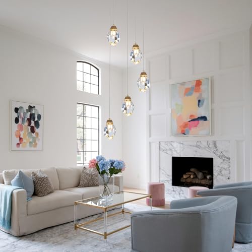 5 Light Crystal Chandelier