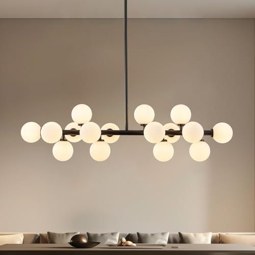 Glass Globe Sputnik Chandelier