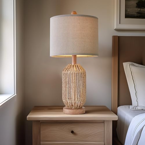 21" Boho Table Lamp for Living Room