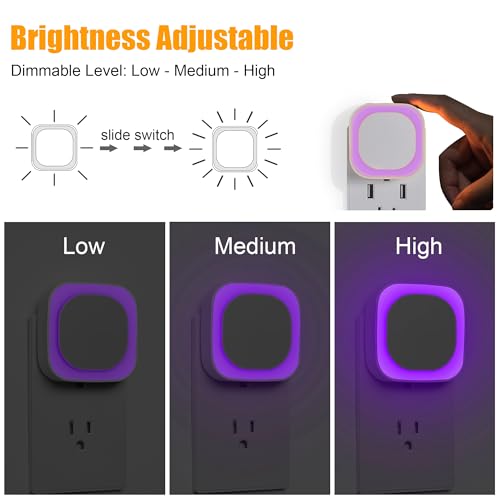 2 Pack Purple Night Light (2 Count)