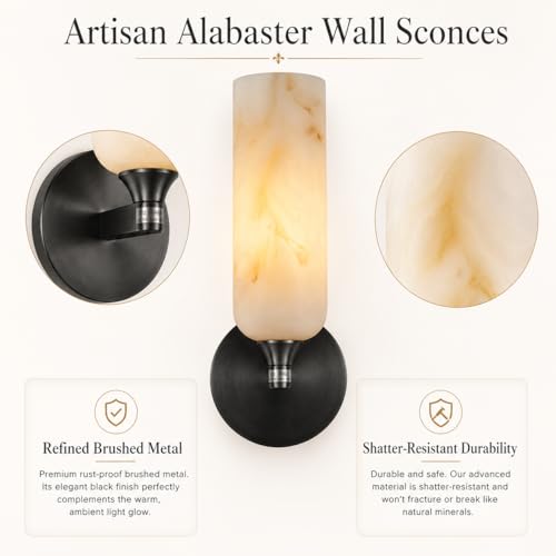 Artisan Alabaster Wall Sconces