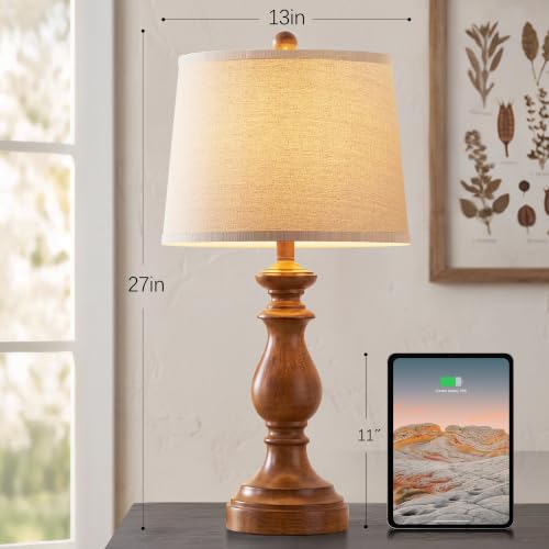 Traditional Table Lamp Set of 2 (2 Count)