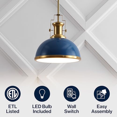 Homer Industrial Dome Pendant 13"