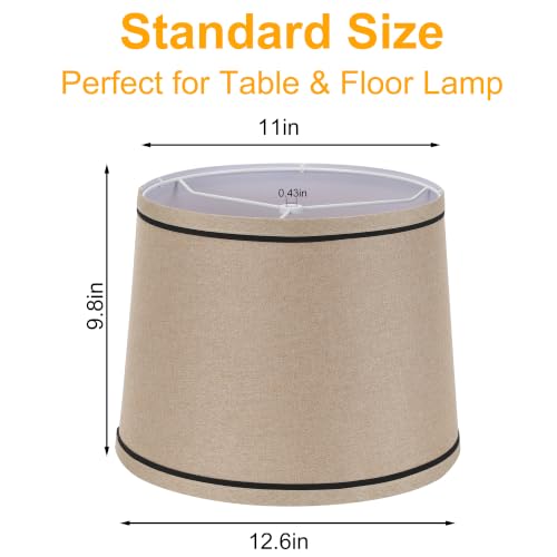 Empire Lamp Shades Set of 2 (Light Coffee)
