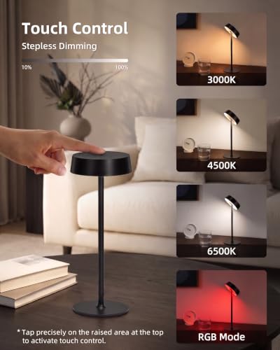 Rechargeable Table Lamp (2 Count)