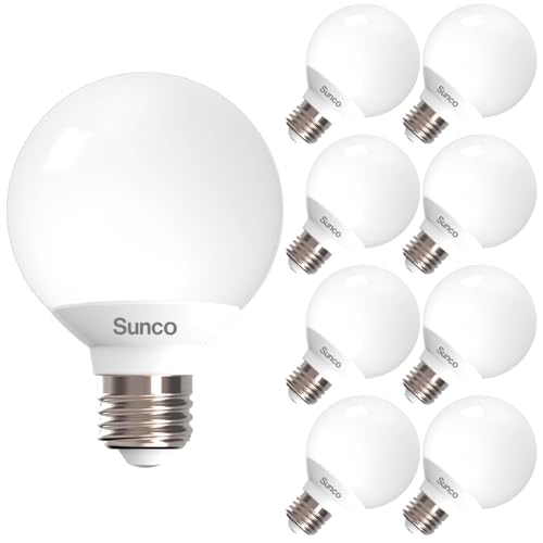 Sunco 8 Pack G25 LED Light Bulb (8 Count)