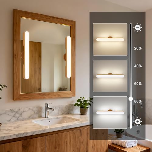 Set of 2 Wireless Vanity Makeup Lights for Mirror (2 Count)
