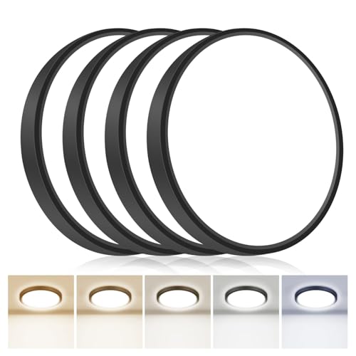 4PACK Flush Mount LED Ceiling Light Fixture