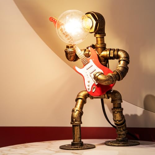 Music Guitar Table Lamp Art Decor