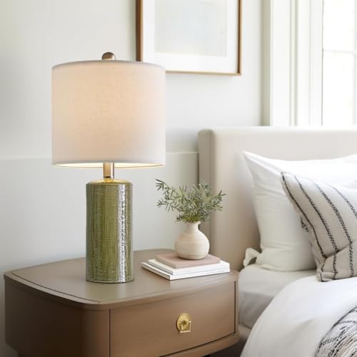20.25" Small Table Lamps Set of 2 Modern Ceramic Lamps for Living Room (2 Count)