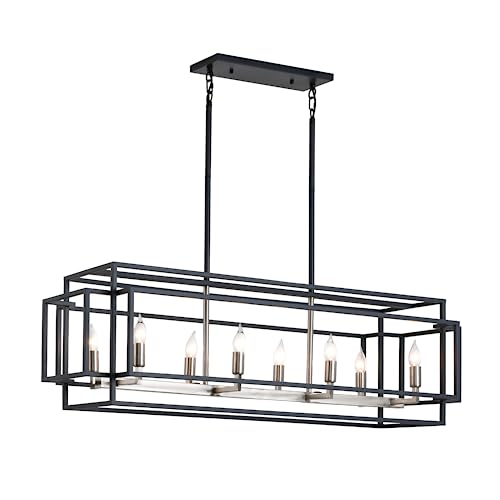 8 Light Kitchen Island Lighting