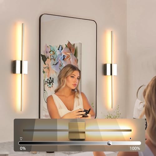 Gold Wall Sconces Set of Two 28'' (2 Count)