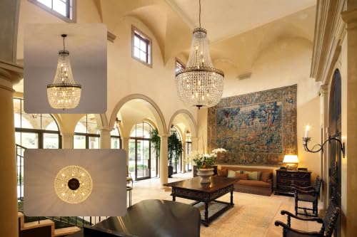 French Empire Crystal Chandelier for Foyer Entryway
