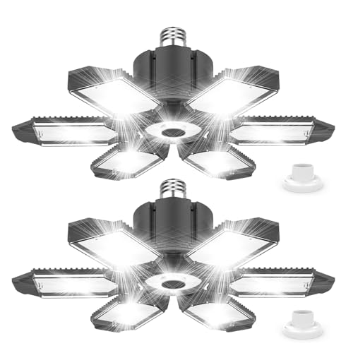 Led Garage Lights 2 Pack 200W Super Bright Ceiling Led Shop Lights (2 Count)