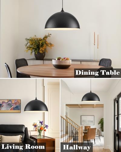 16 inch Hammered Dome Pendant Lights Kitchen Island