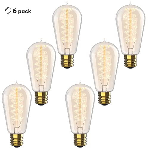 Vintage Incandescent Edison Light Bulbs (4 Count)